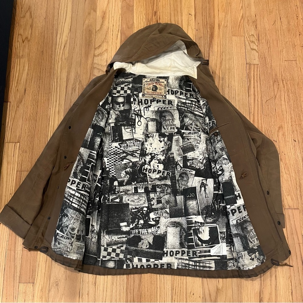 Vans X Dennis Hopper Collection Morocco Military Jacket dark khaki color - Picture 8 of 11